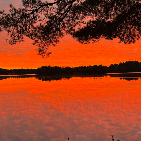 Sunrise over Lake Arbutus