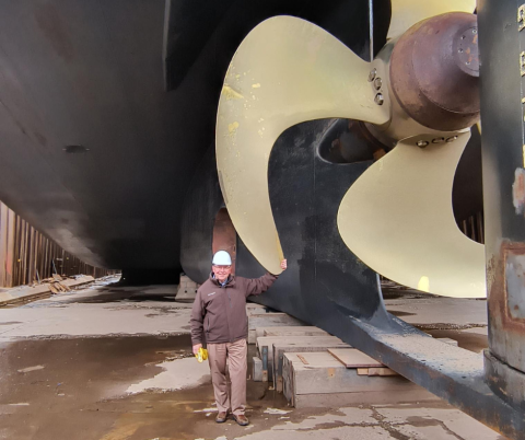 Great Lakes freighter