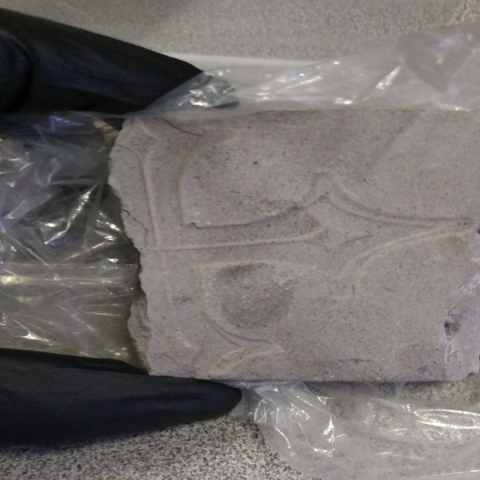 Heroin with cartel stamp
