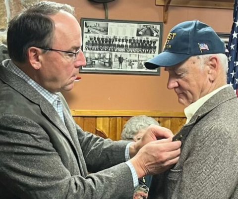 Army Vet Pinning
